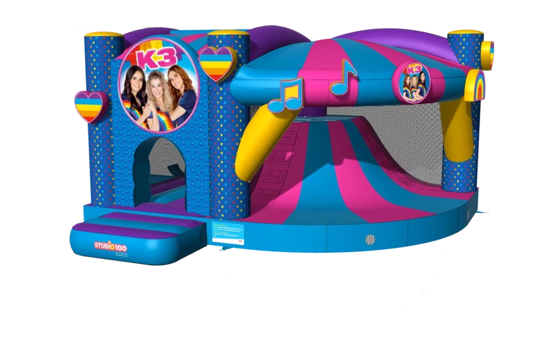 Springkasteel K3 Multislide