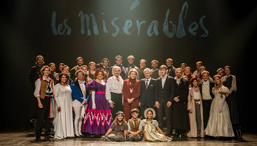 Koninklijk bezoek voor Les Misérables!