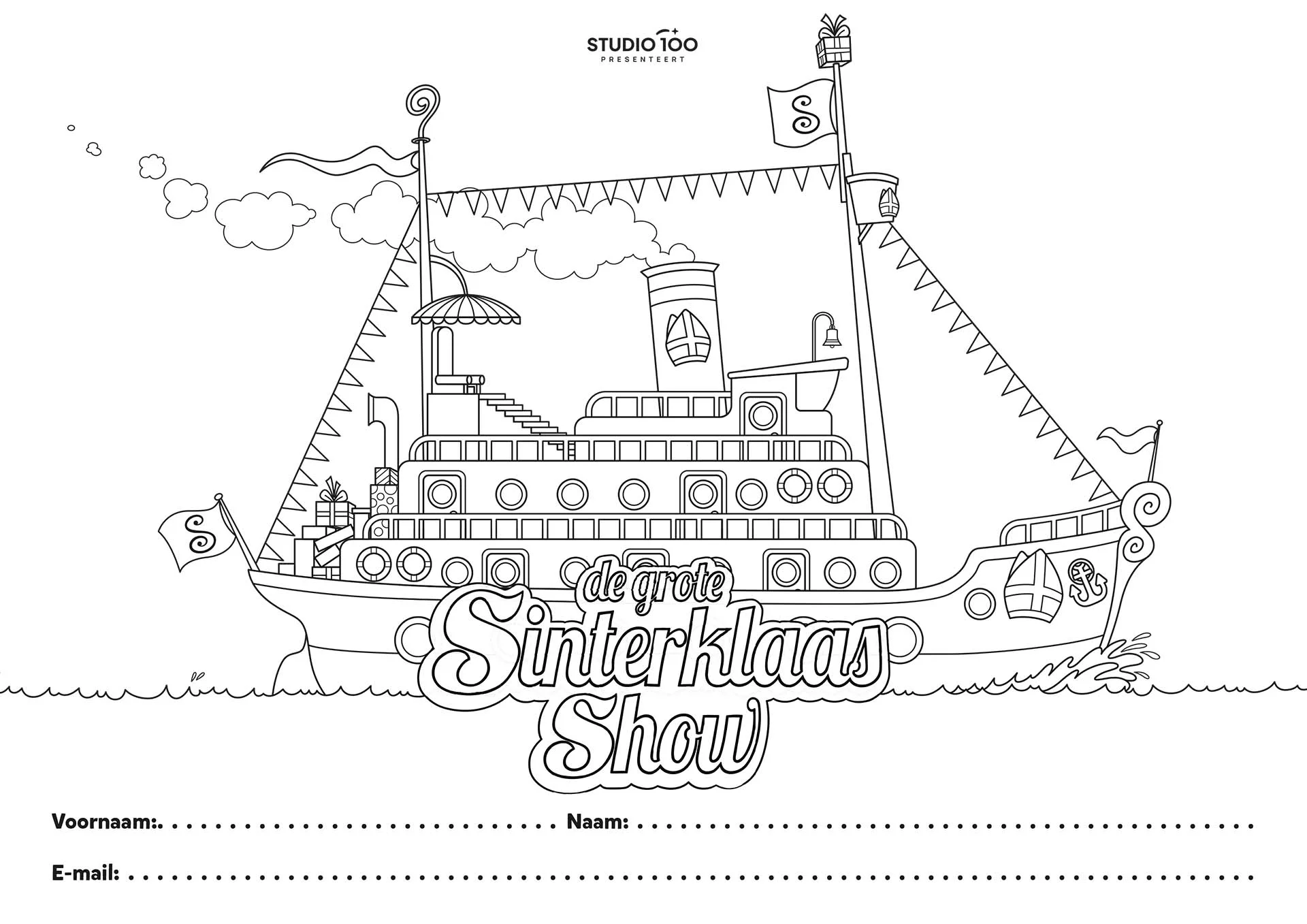 Breng je tekening mee naar De Grote Sinterklaasshow!