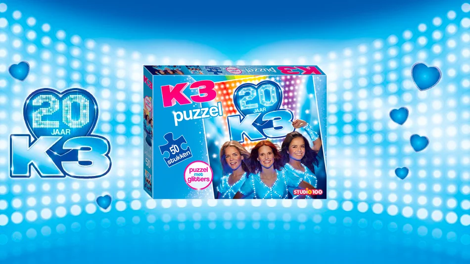 Gratis puzzel bij aankoop vanaf €15 aan K3 producten