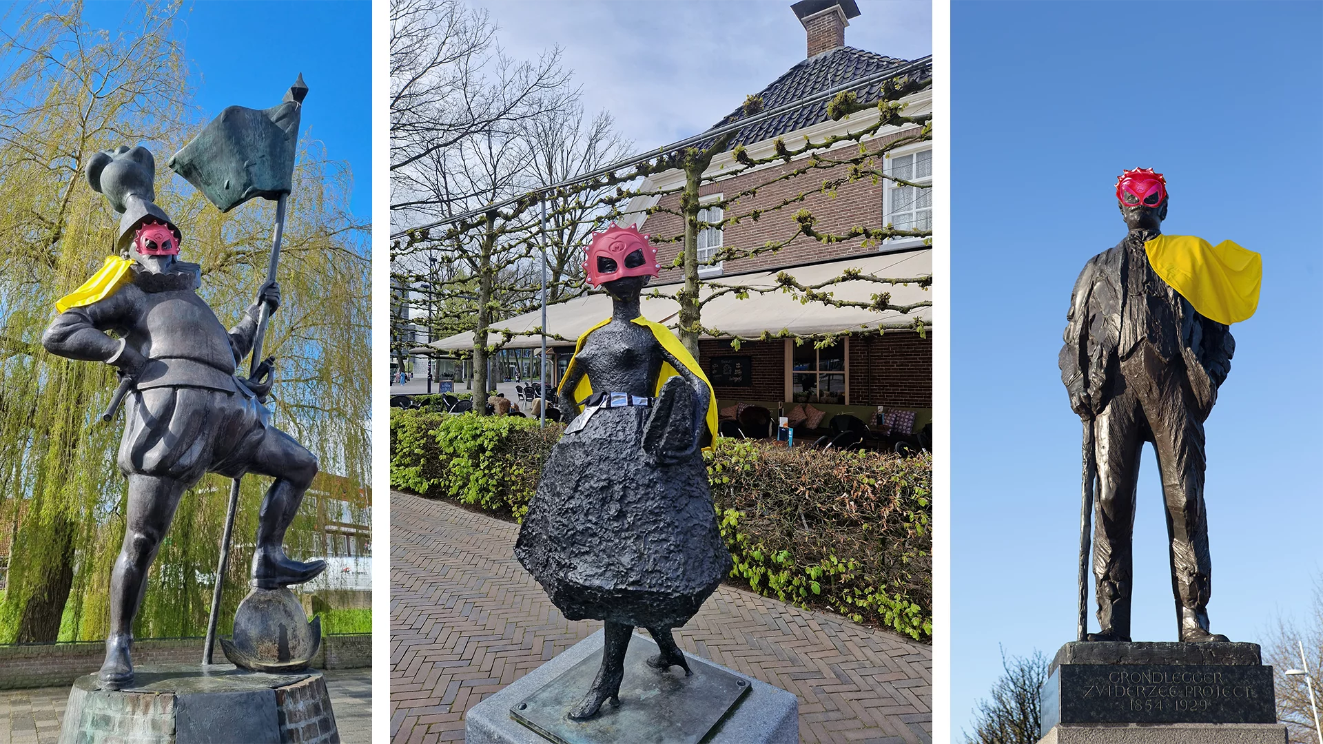 Standbeelden krijgen Mega Mindy-makeover op Internationale Superheldendag