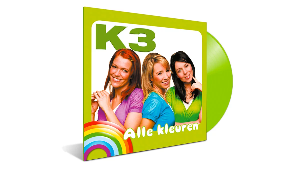 K3 album Alle Kleuren uit 2000 voor het eerst op vinyl