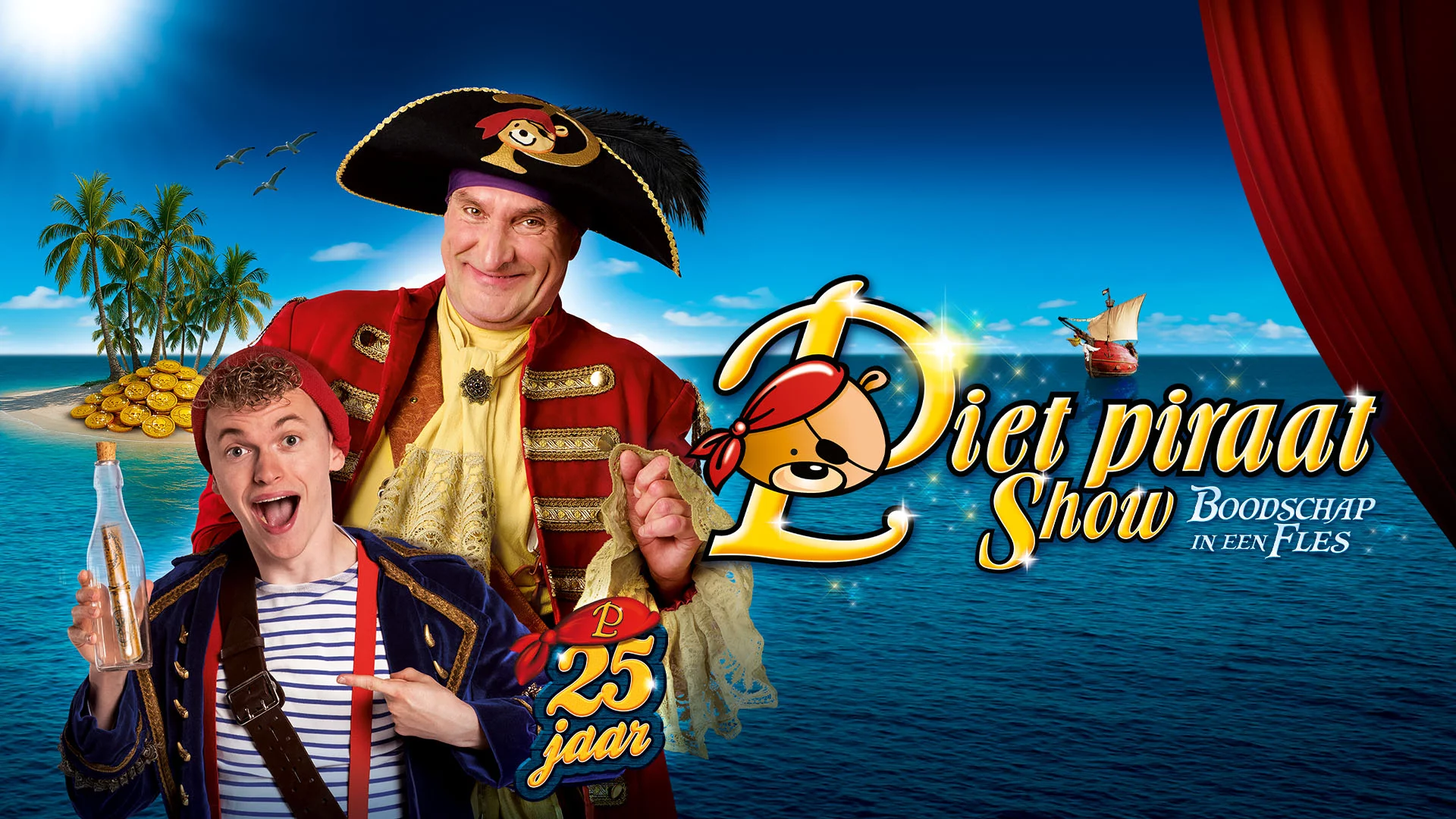 Piet Piraat Show: Boodschap in een Fles