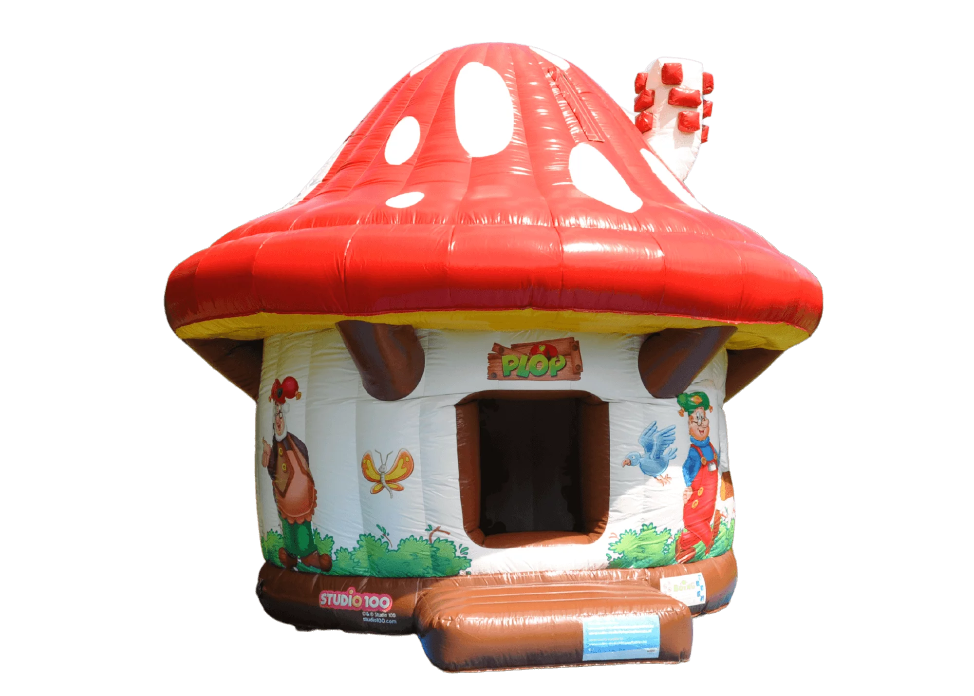 Springkussen Kabouter Plop Paddenstoel