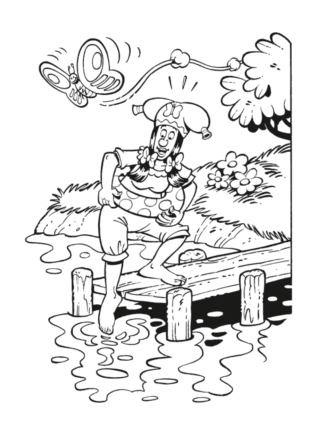 Kleurplaat Plop 6