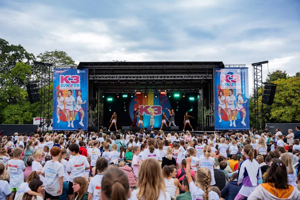Waiko en Nachtwacht vervoegen de K3 RUN&FUN!