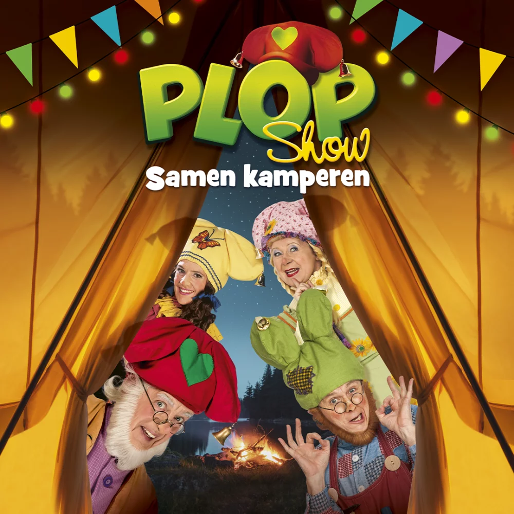 Kabouter Plop en zijn vrienden gaan in de nieuwe Plop show kamperen en jij kan mee!