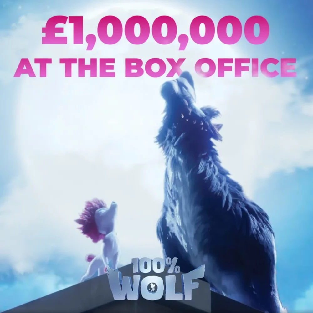 100% Wolf scoort box office succes in UK!