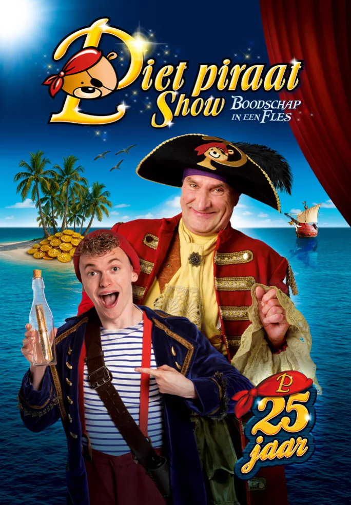 Piet Piraat Show: Boodschap in een Fles