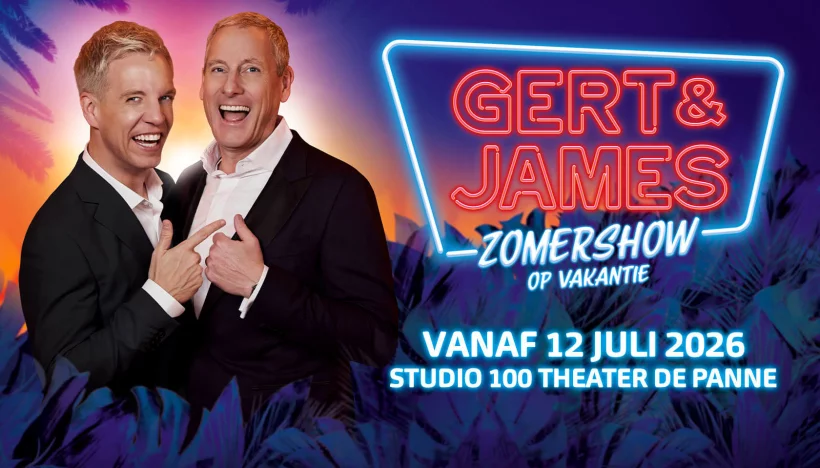Afbeelding nieuwsartikel: 'Gert & James gaan op vakantie in hun nieuwste Zomershow'