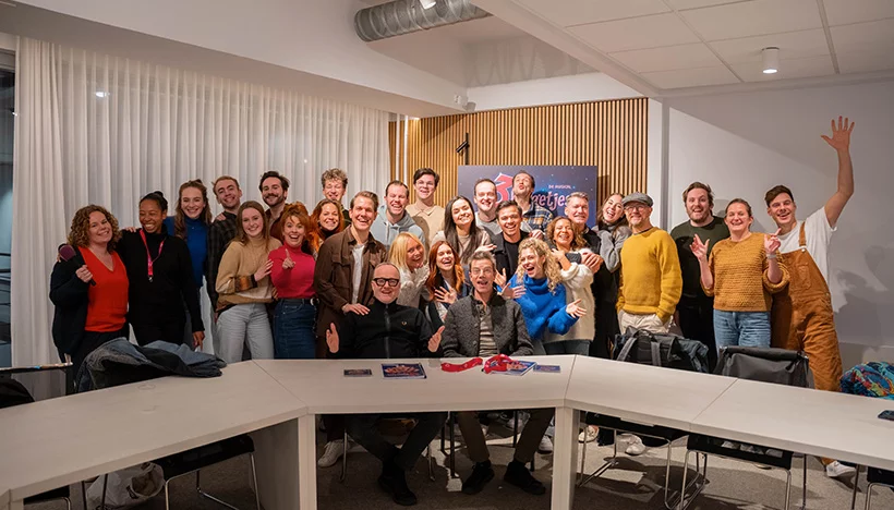 Afbeelding nieuwsartikel: 'De eerste lezing van het scenario!'