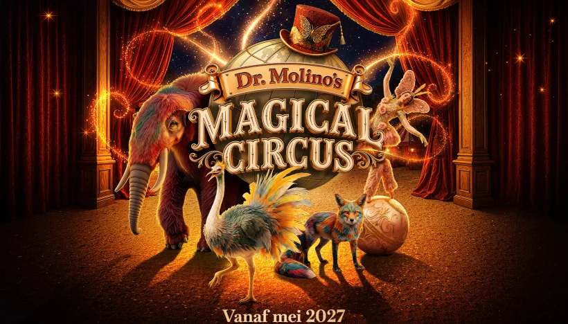 Afbeelding nieuwsartikel: 'Studio 100 brengt gloednieuwe familieshow Dr. Molino’s Magical Circus'