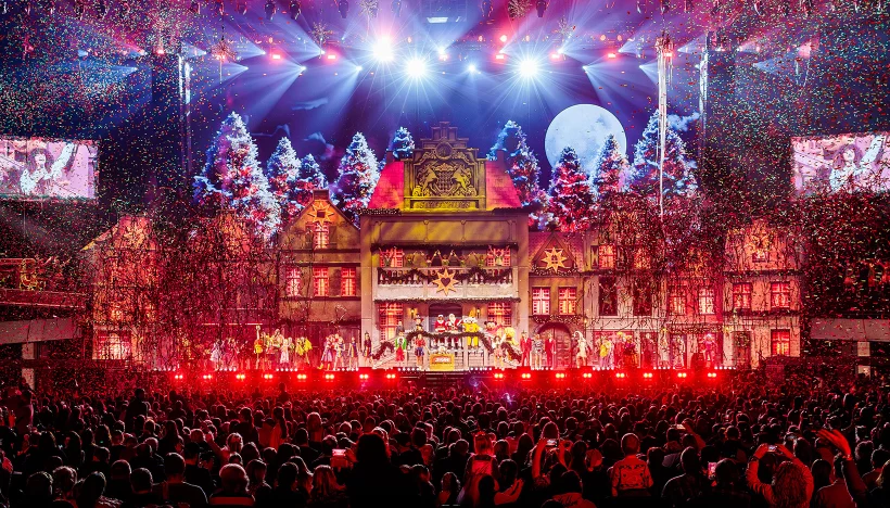 Afbeelding nieuwsartikel: 'De Gi-Ga Gantische Kerstshow komt terug in 2026 naar Rotterdam Ahoy'